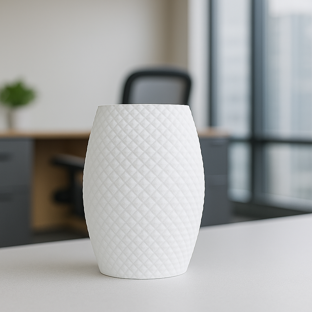 InnovLuce HexaForm Desk Organizer – Modern Textured Pen Holder